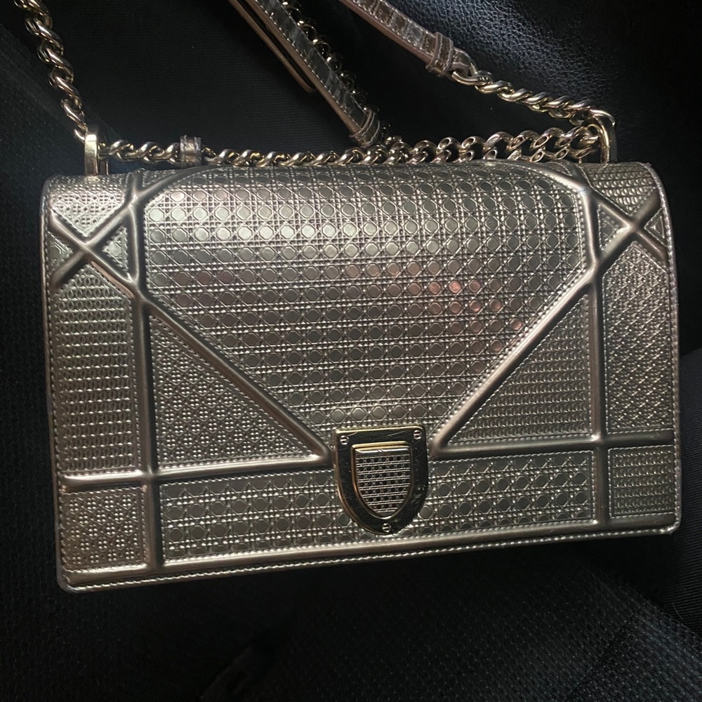 RARE 🔥 Authentic Diorama Calfskin Bag - Picture 7 of 12